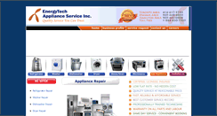 Desktop Screenshot of energytechappliance.com